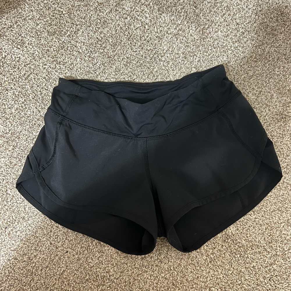Lululemon speed up shorts size 2